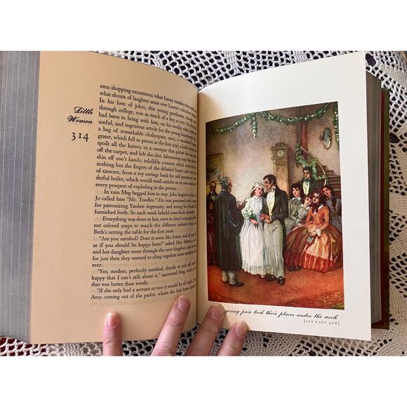 Vintage Little Women, Little Men, Book Set, 1980, 1981Louisa May Alcott - Picture 8 of 10